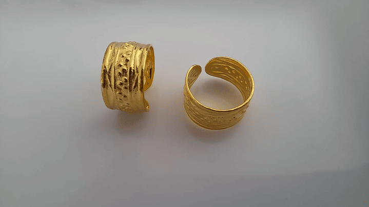 Earcuff con Baño de Oro 1