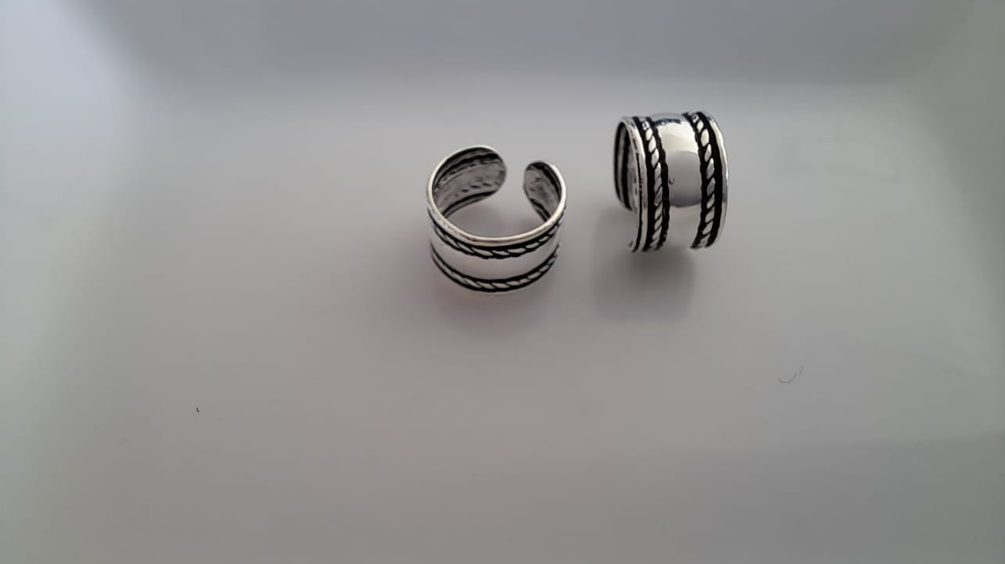 Cuff Diseño Doble Banda Trenzado 1