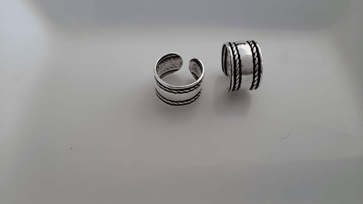 Cuff Diseño Doble Banda Trenzado 1