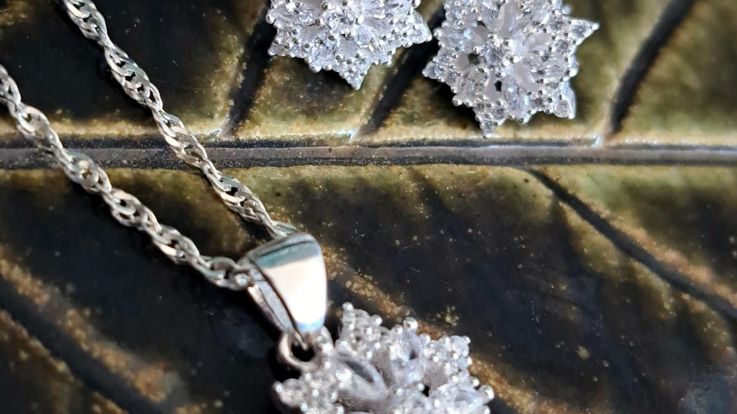 Conjunto Copo de Nieve Diseño Dendrita 1