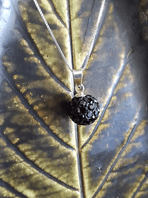 Colgante Cristal Negro