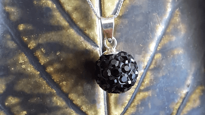 Colgante Cristal Negro 1