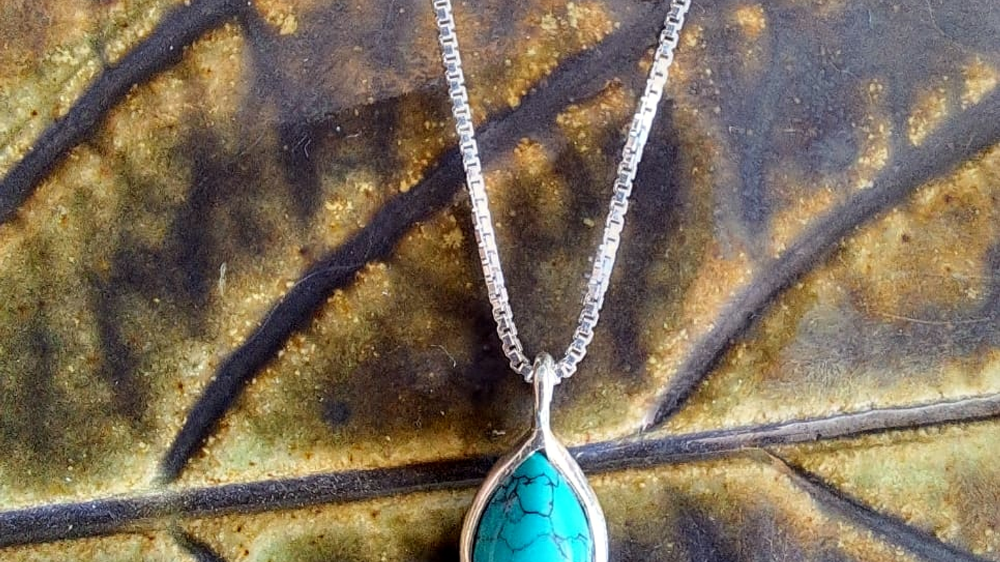 Collar Gota Turquesa 1