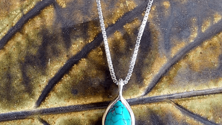 Collar Gota Turquesa 1