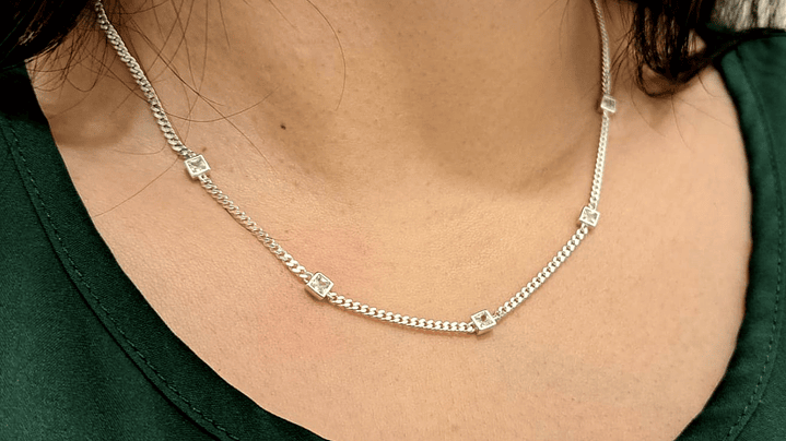 Collar Grumet con Circones Cuadrados 4