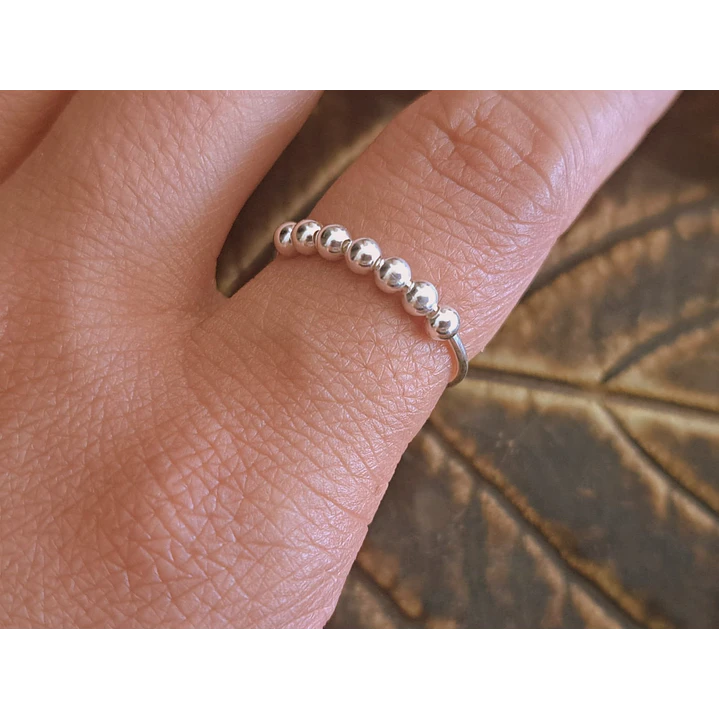 Anillo 7 esferas giratorias 2