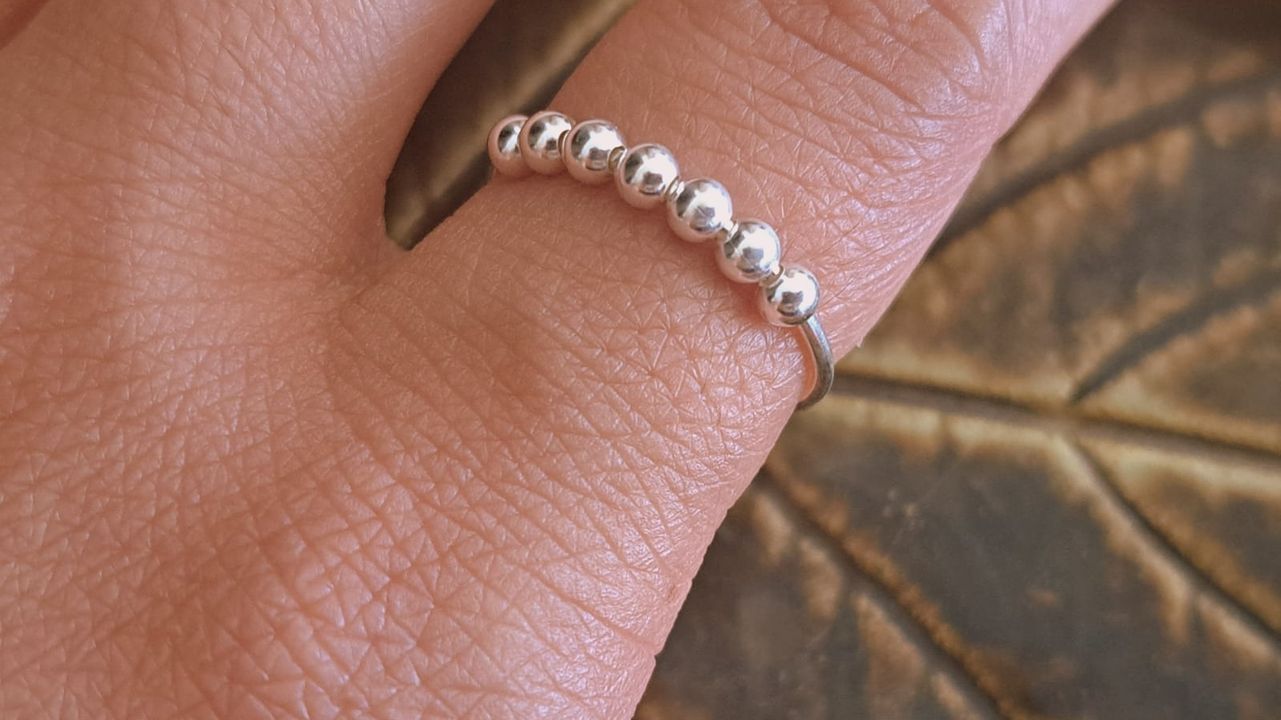 Anillo 7 esferas giratorias 2