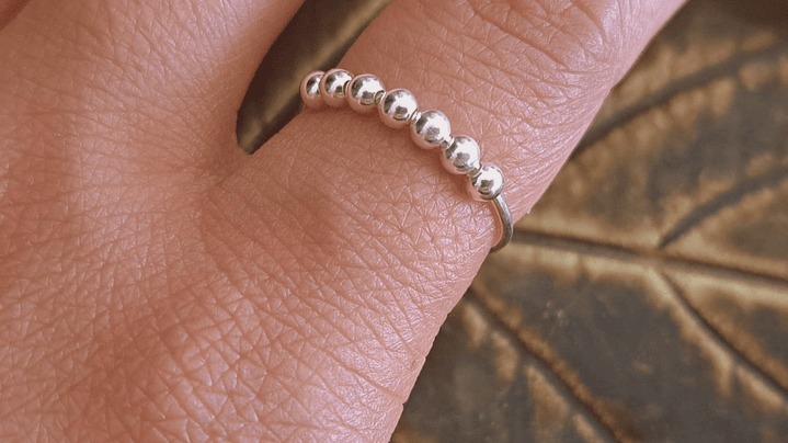 Anillo 7 esferas giratorias 2