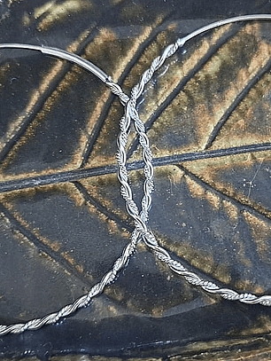 Argolla Clásica Entorchada 60mm