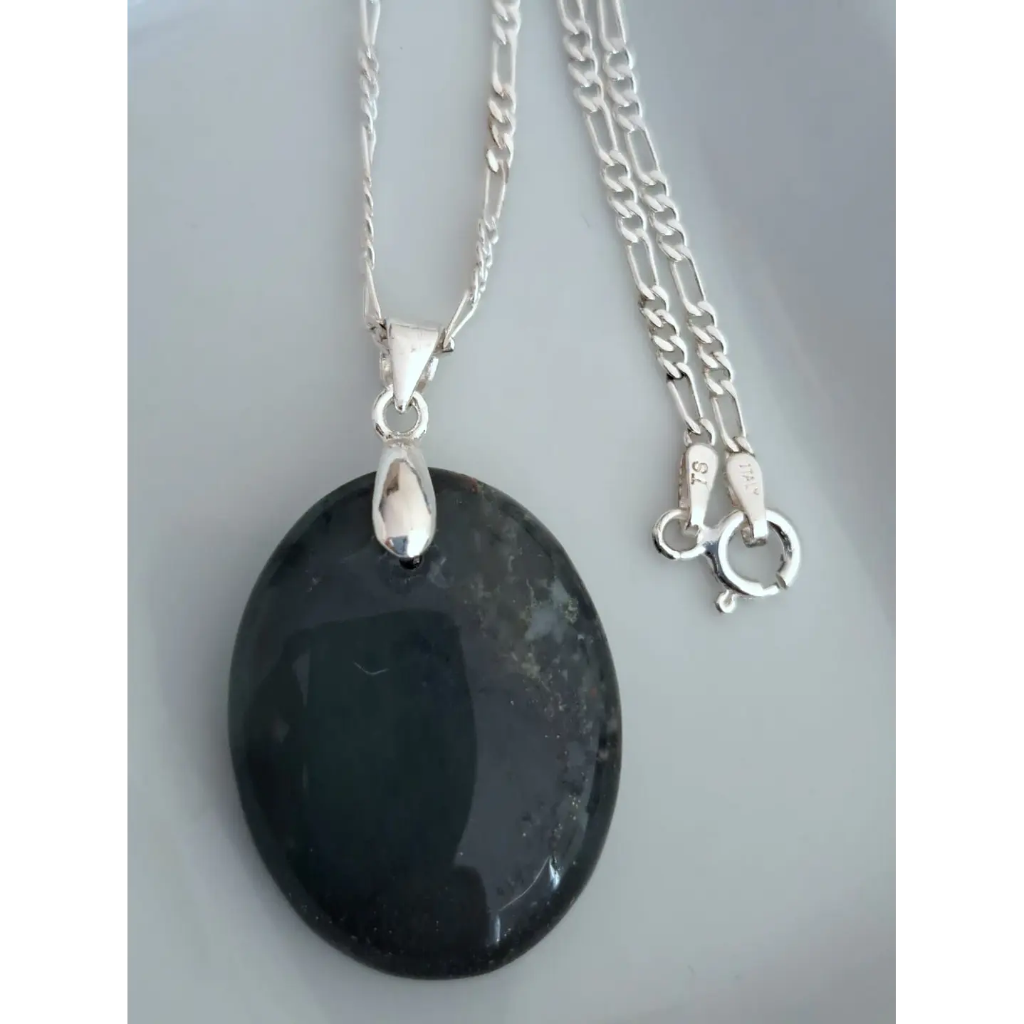 Collar Jaspe Heliotropo 1