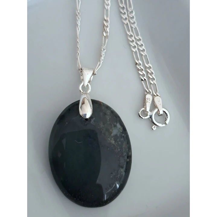 Collar Jaspe Heliotropo 1