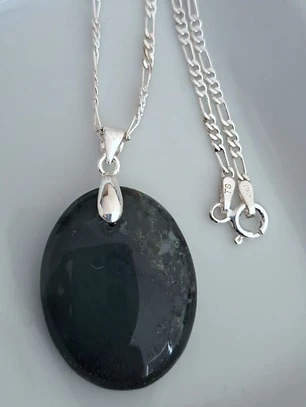 Collar Jaspe Heliotropo