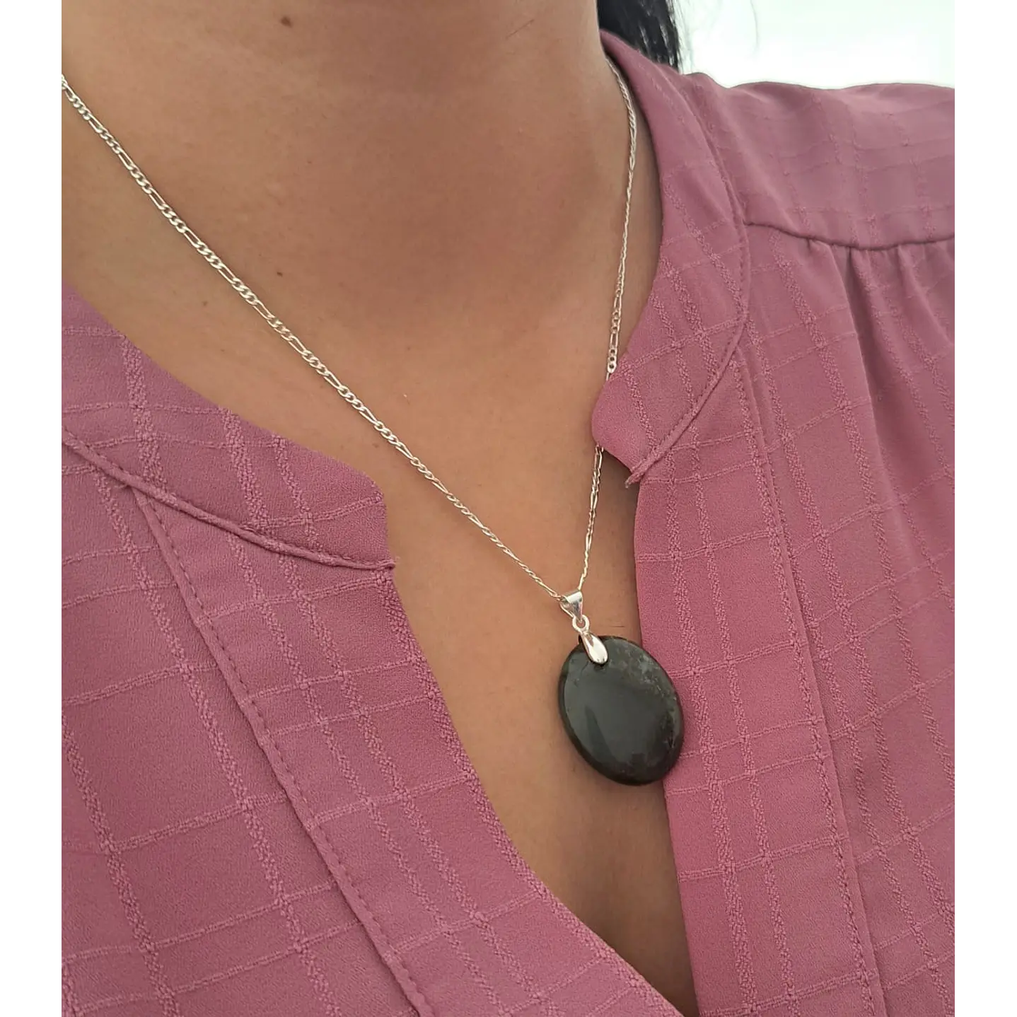 Collar Jaspe Heliotropo 2