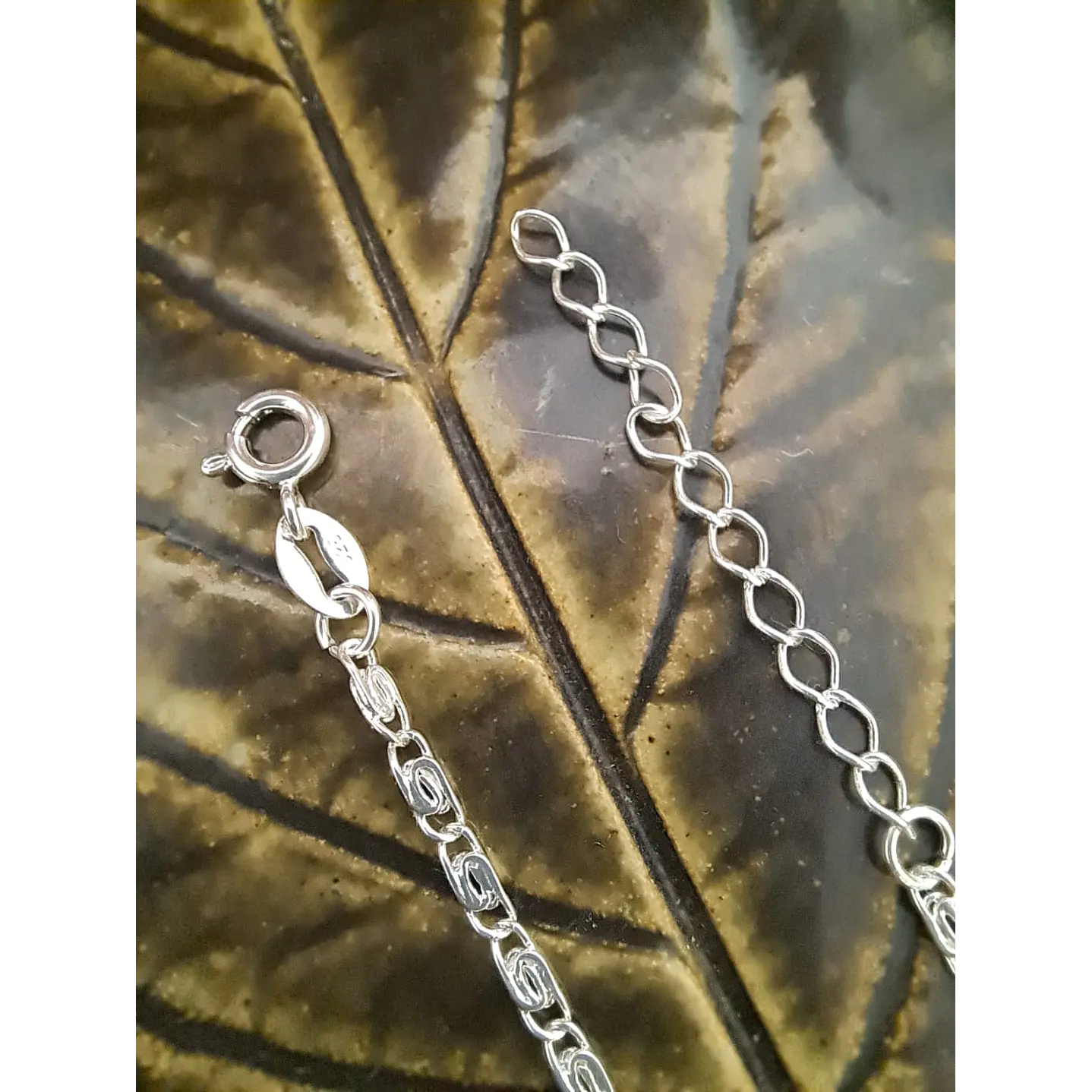 Pulsera de Plata Laminada Tejido de Caracol (Ojo de Perdiz) 2 mm 2