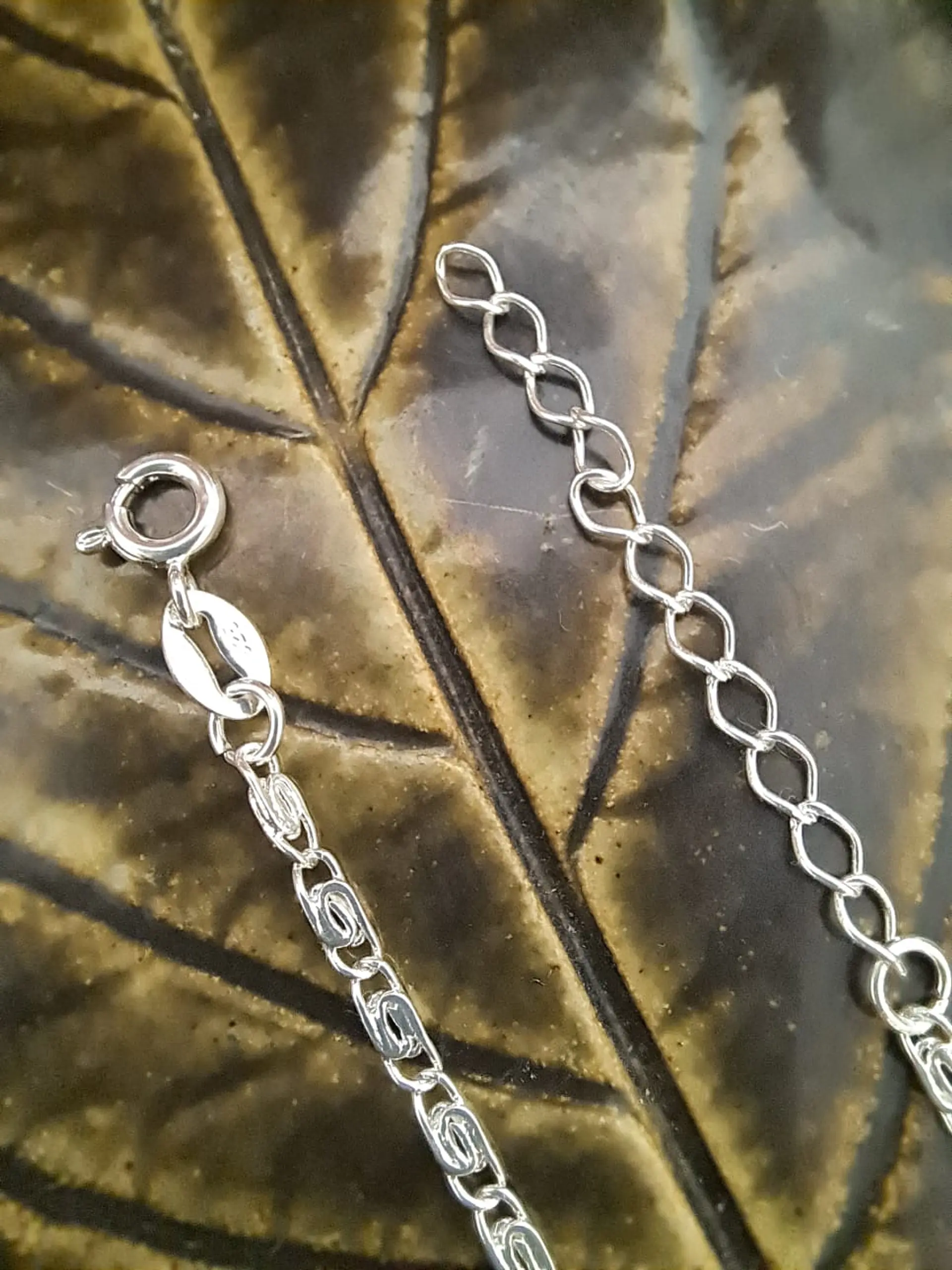 Pulsera de Plata Laminada Tejido de Caracol (Ojo de Perdiz) 2 mm 2