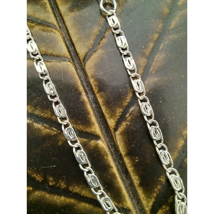 Pulsera de Plata Laminada Tejido de Caracol (Ojo de Perdiz) 2 mm 1