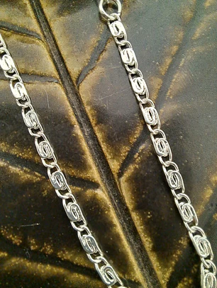 Pulsera de Plata Laminada Tejido de Caracol (Ojo de Perdiz) 2 mm