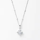Collar punto de luz con circón en plata 925 - Miniatura 1
