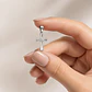 Dije cruz luminosa en plata 925 con circón - Miniatura 2