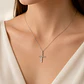 Collar cruz espiga en plata 925 - Miniatura 2