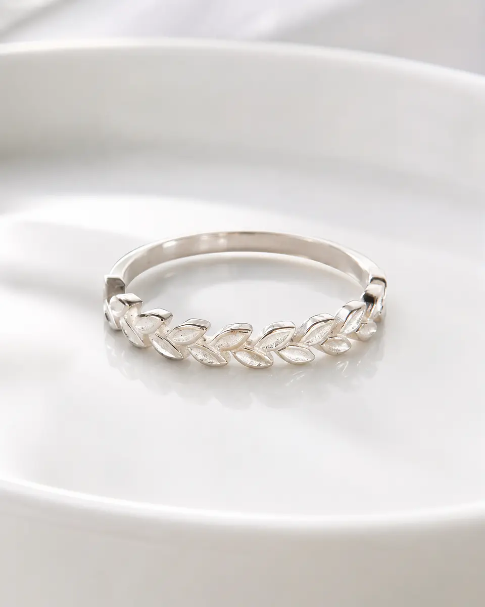 Anillo Espiga en plata 925 1