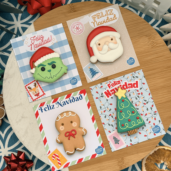 Cookie Card Navideña 1
