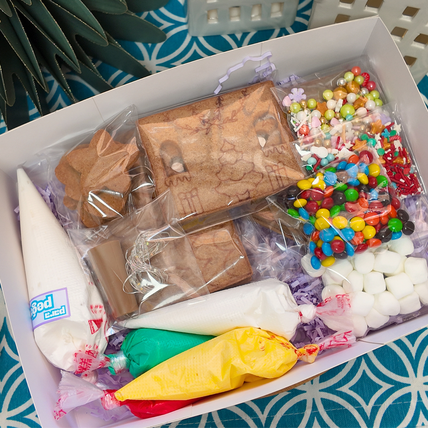 Kit para Armar Casita Navideña 1