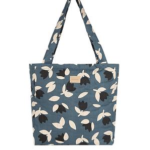 Tote Bag Hyde Park Blue Black Tulips
