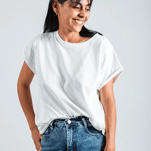 Polera de Lactancia Sahr Blanca