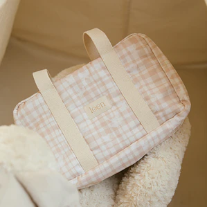 Bolsito de Paseo Vichy Golondrina Beige