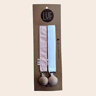 Pack x2 Portachupete Flores Blancas