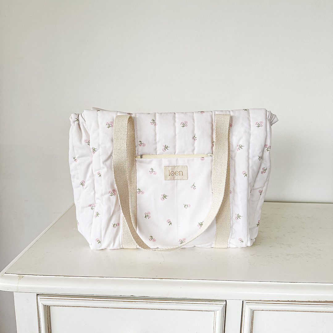 Bolso Esencial Peonias Beige 2