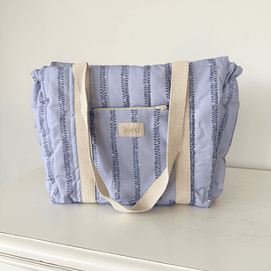 Bolso Esencial Espigas Azul