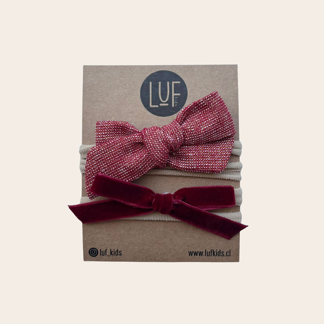 Pack x2 Cintillos Baby Lurex  1