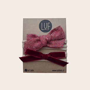 Pack x2 Cintillos Baby Lurex 