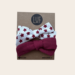 Pack x2 Cintillos Baby Estrellas