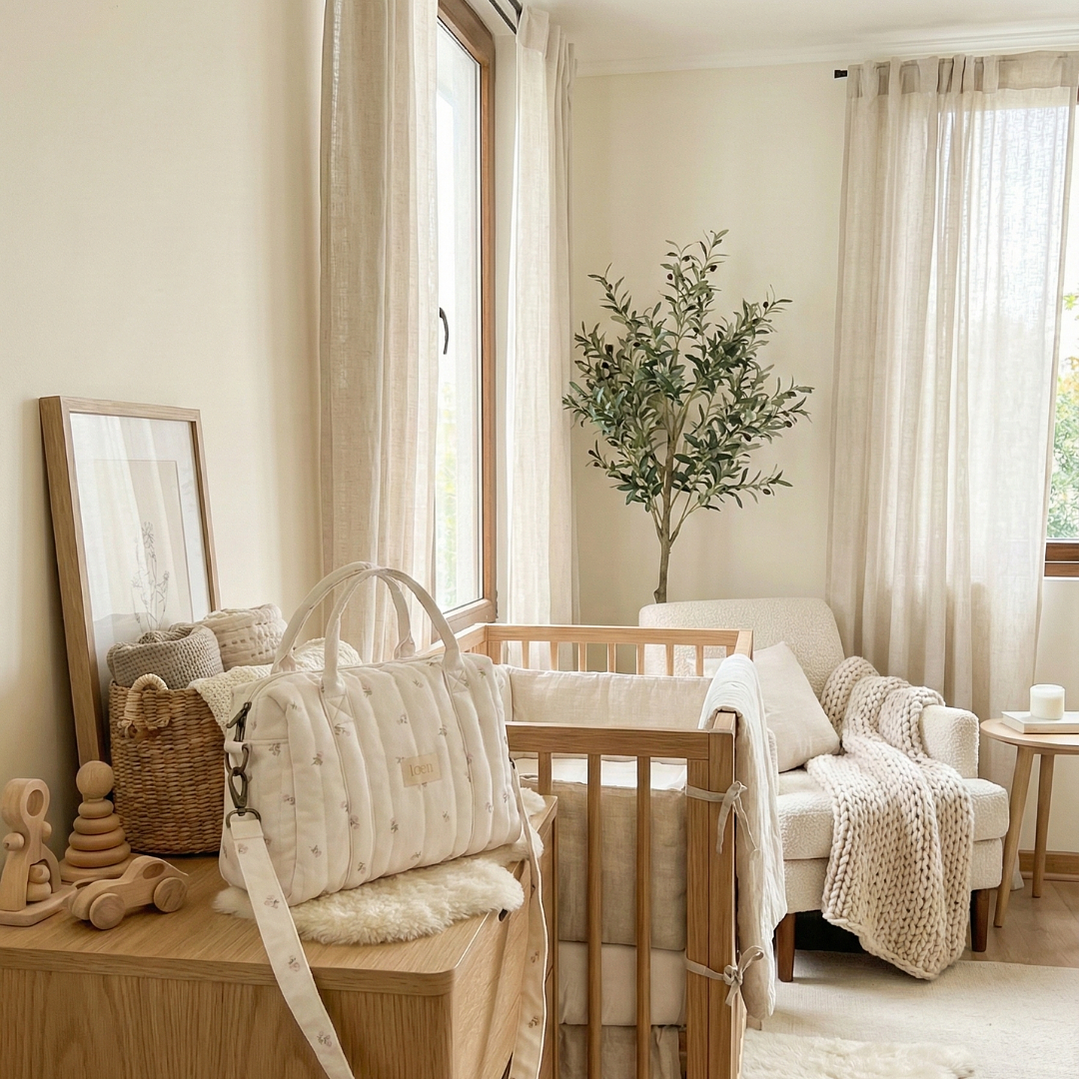 Bolso Alma Peonias Beige 3