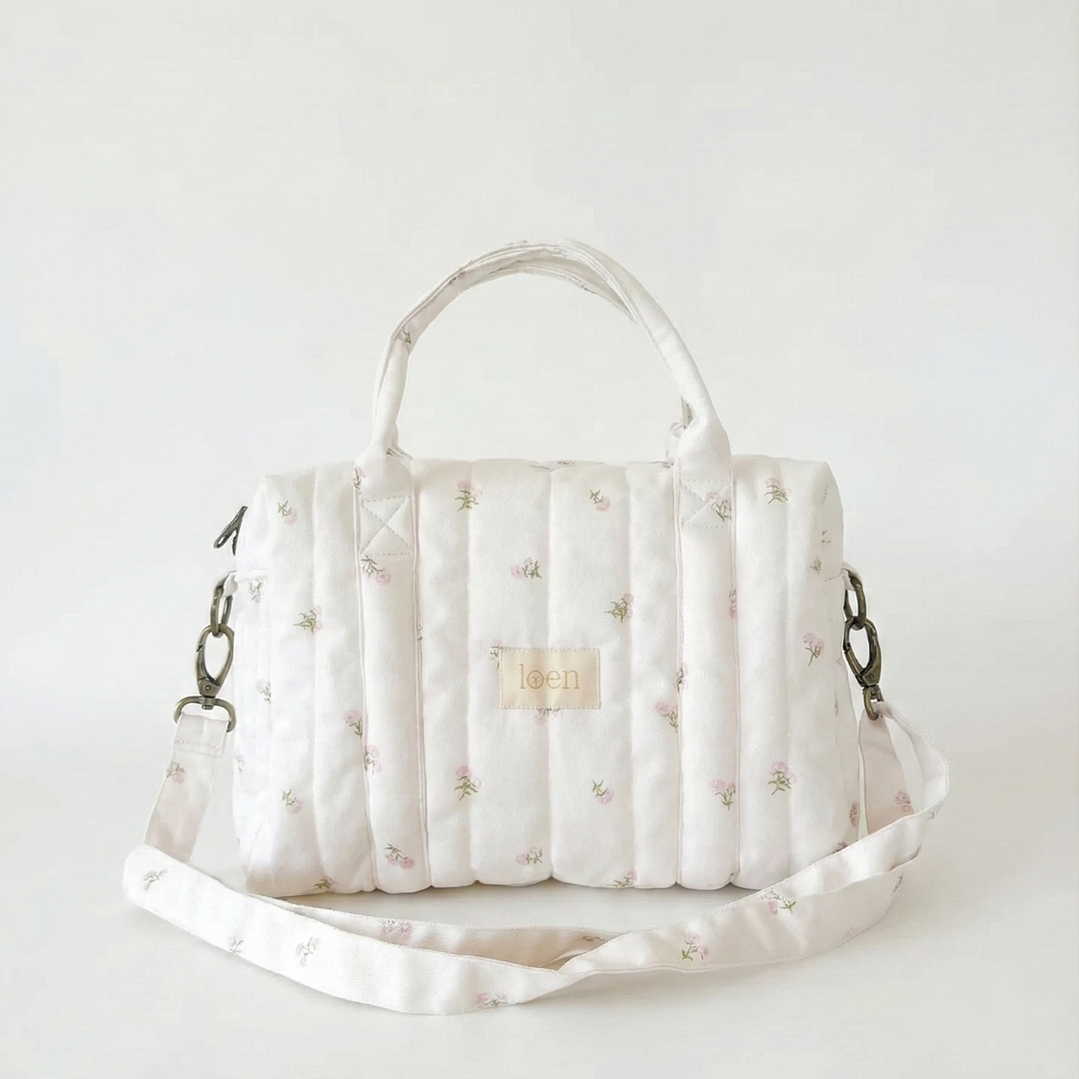 Bolso Alma Peonias Beige 1