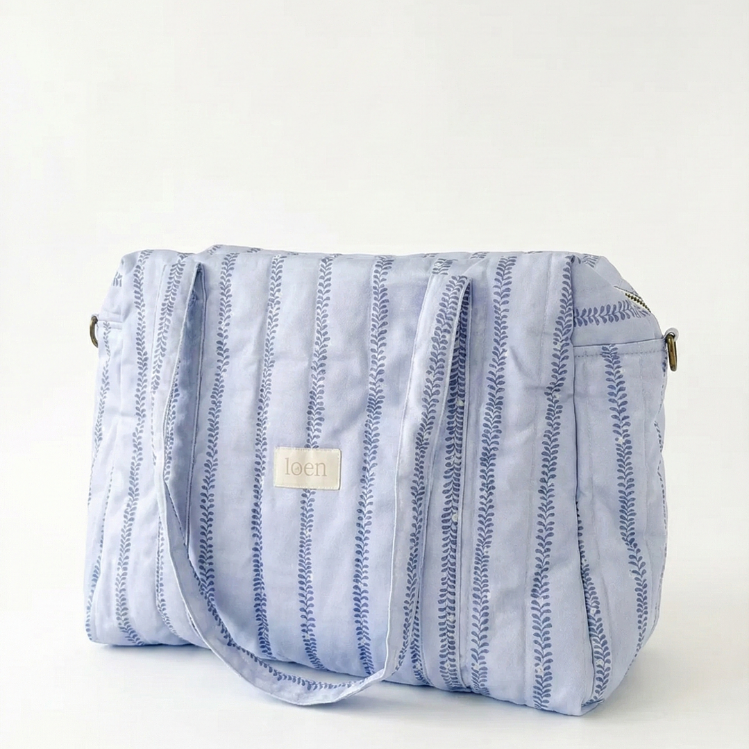 Bolso Voyage Espiga Azul 2