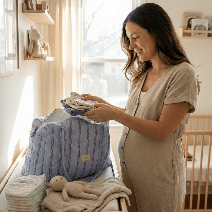 Bolso Voyage Espiga Azul 3