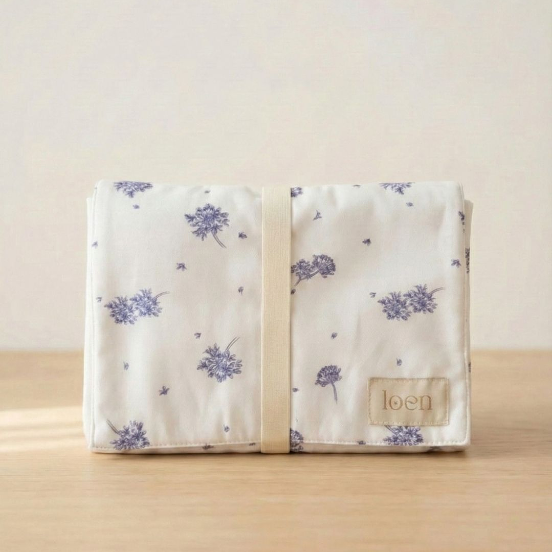 Mudador portatíl Agapanto Azul 1