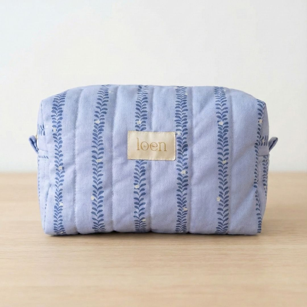 Neceser Esencial Espigas Azul 1