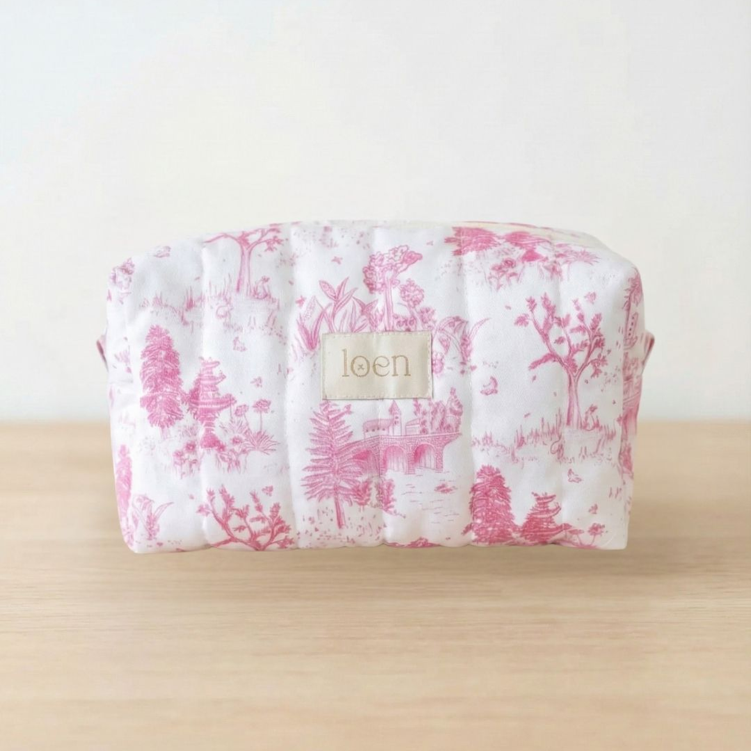 Neceser Esencial Toile Rosa 1