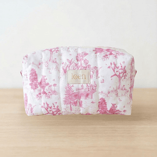 Neceser Esencial Toile Rosa