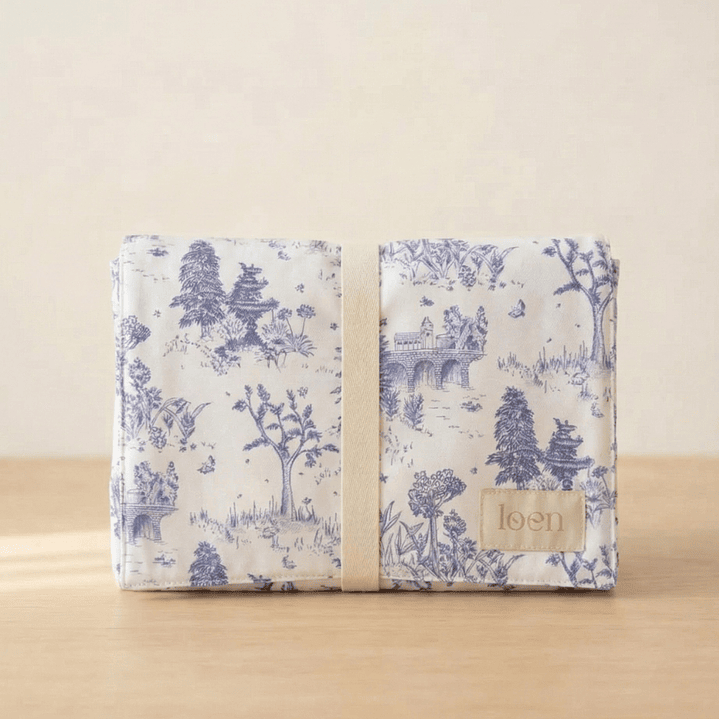 Mudador portatíl Toile Azul 1