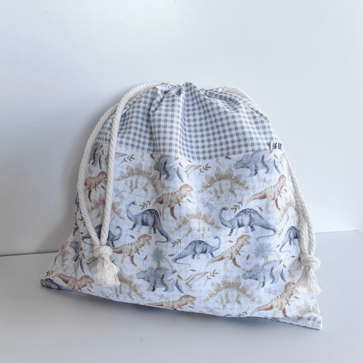 Bolsita Colación Dinos y Vichy Gris 2