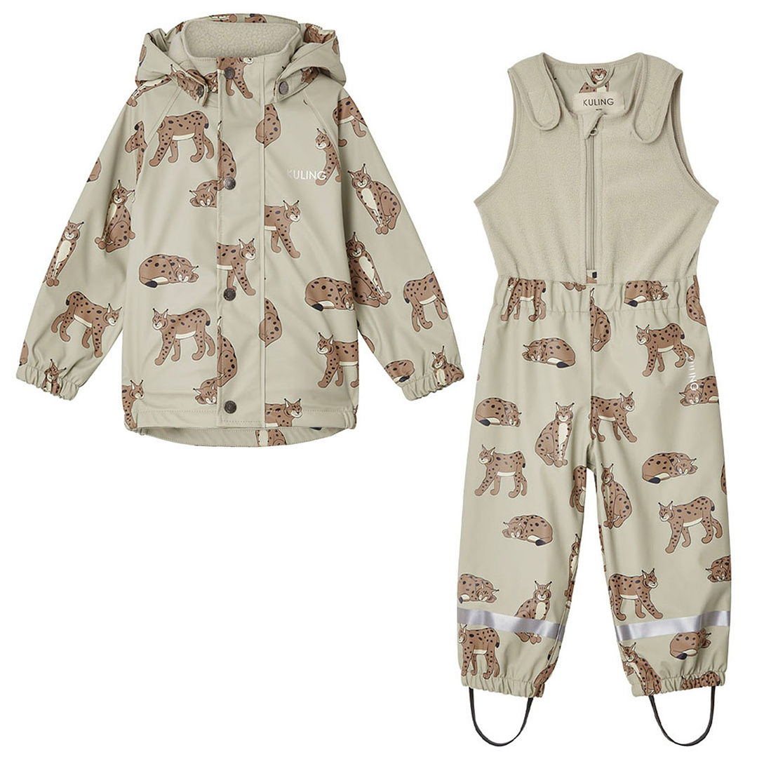 Conjunto Impermeable con Forro Polar Ottawa - Pale Green Kleo 1