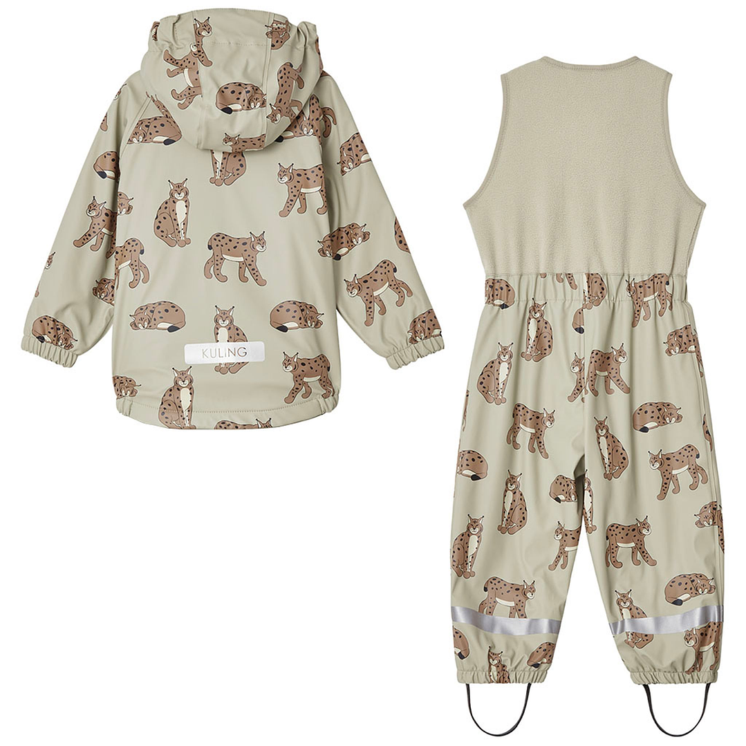 Conjunto Impermeable con Forro Polar Ottawa - Pale Green Kleo 5