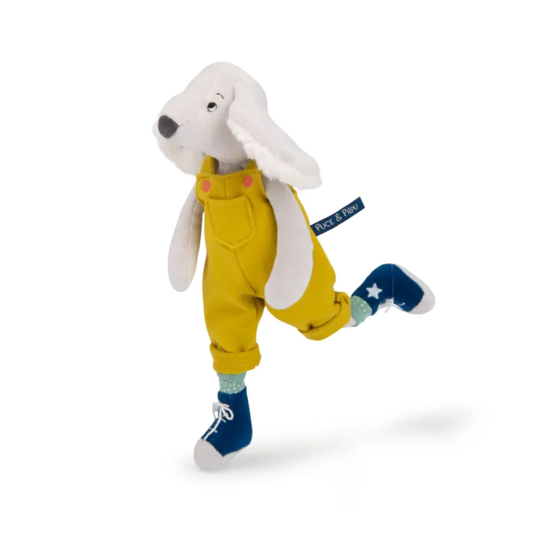 Peluche Perro Pilou Amarillo 37 cm - Moulin Roty 3