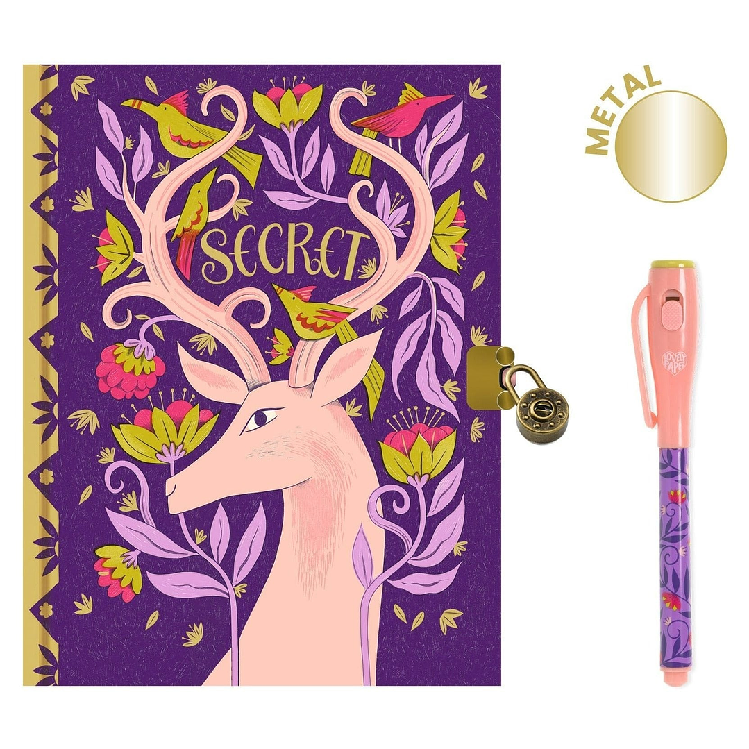 Diario Secreto Melissa con Lápiz invisible - Lovely Paper 1